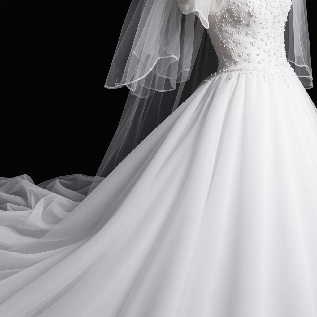 Hyperspectral imaging device analyzing delicate bridal gown fabric with nanocoatings in a textile preservation lab