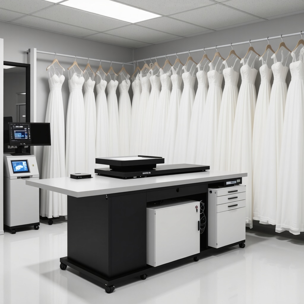 High-tech laboratory equipment for preserving delicate wedding dresses in Tampa