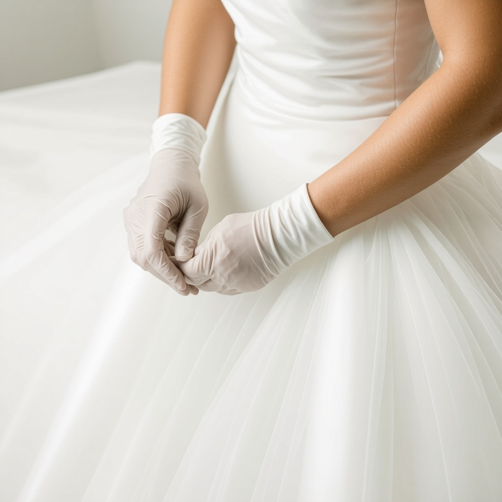 How to Protect Satin and Tulle During Wedding Dress Cleaning