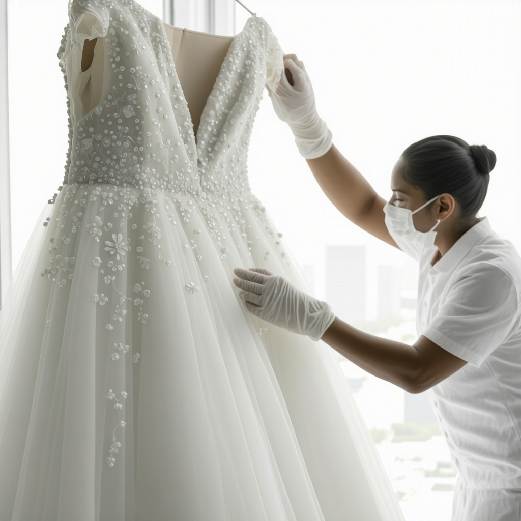 Why Choose Wedding Dress Dry Cleaning in Tampa for Your Gown