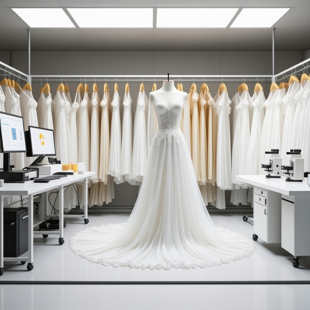 AI and nanotechnology being applied to wedding dress fabric analysis and preservation