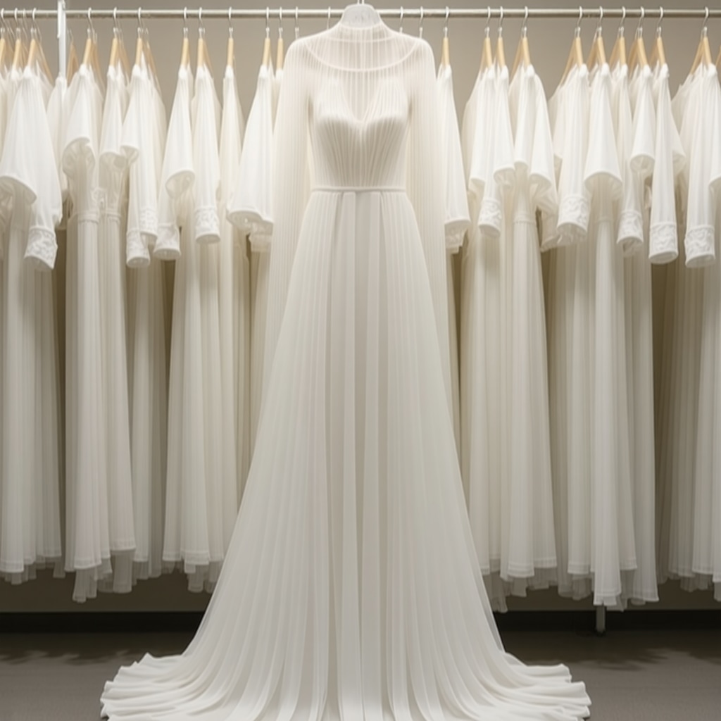Climate-controlled preservation lab applying nanotechnology to delicate wedding gowns