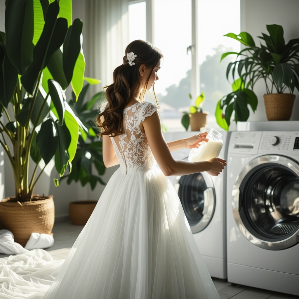 Eco-Friendly Wedding Dress Care New Tampa: Sustainable Cleaning