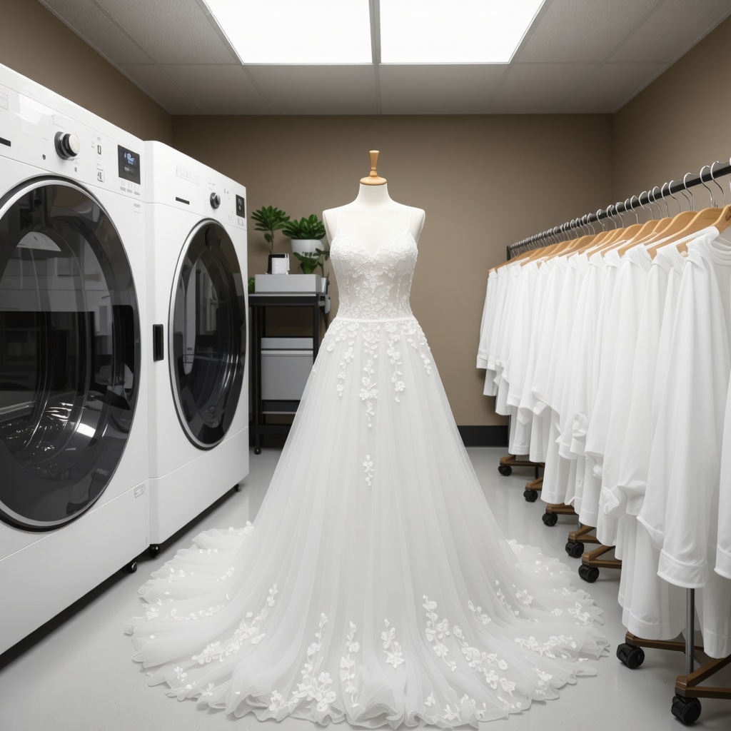 Advanced eco-friendly dry cleaning equipment and wedding dress in Tampa