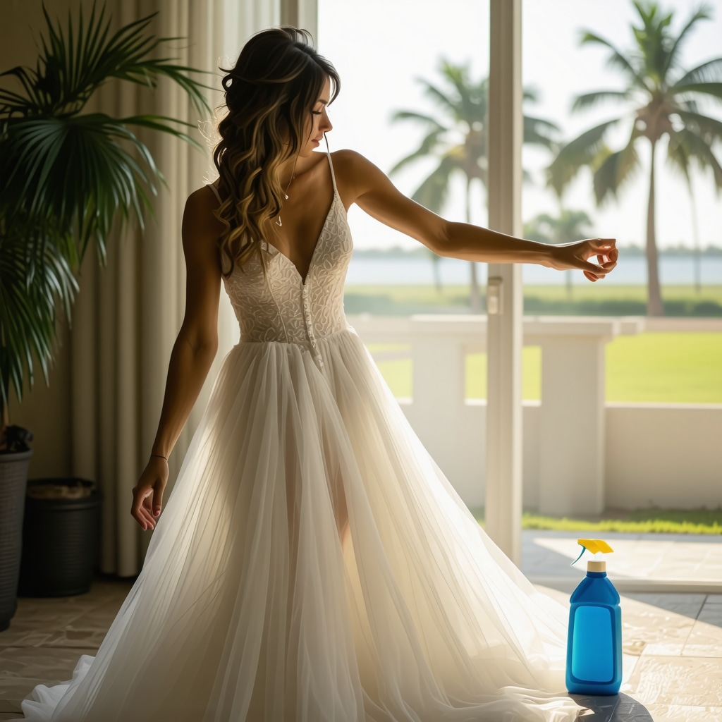 Emergency Wedding Dress Cleaning Tips: Tampa’s Quick Solutions