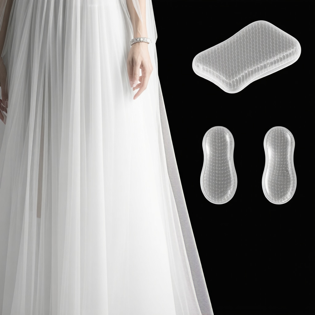 Close-up of wedding dress fabric with nanocoating and AI diagnostic imagery for sustainable care in Trinity FL