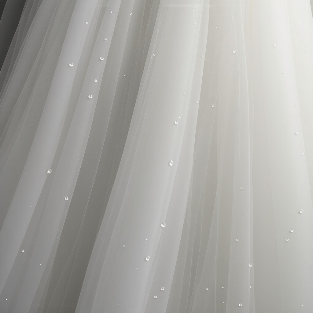 Controlled drying of wedding dress fabric in humid Tampa environment