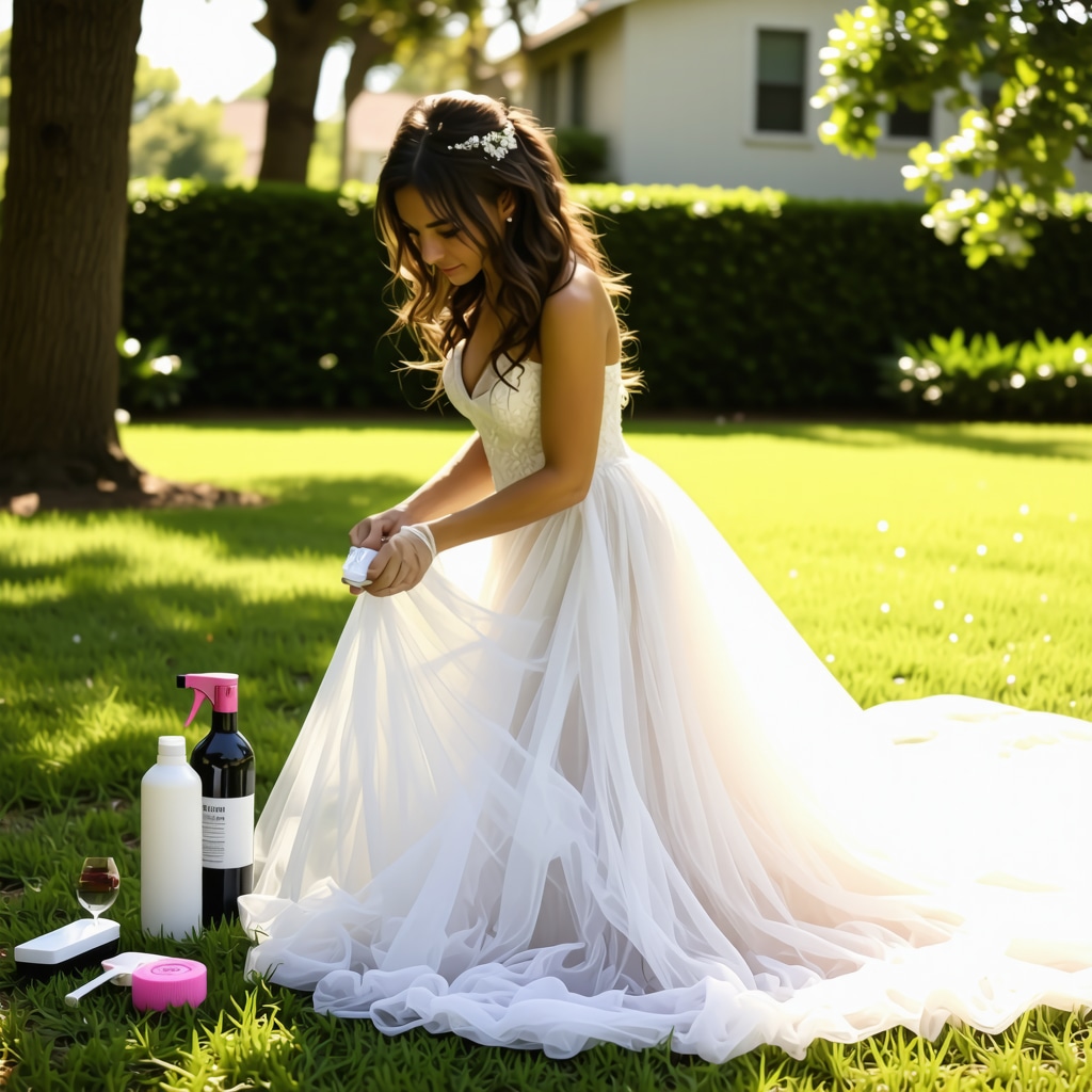 Wedding Dress Stain Removal Guide: From Grass to Wine in Tampa