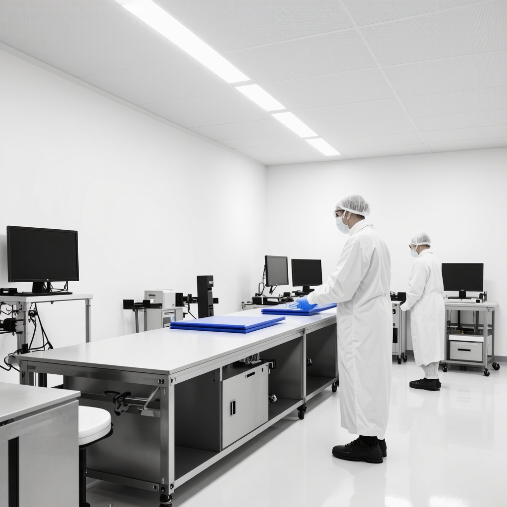 Modern gown conservation lab with microclimate and nanotechnology equipment