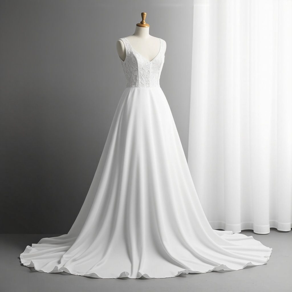 Ultrasonic cleaning machine and nano-coating application on delicate wedding gown fabric