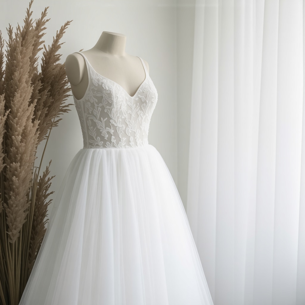 Tampa bride using eco-friendly preservation methods for her wedding gown