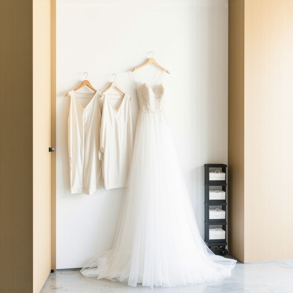Wedding dress preserved with sustainable materials in Tampa climate-controlled storage