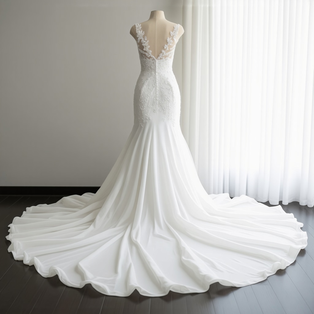 Wedding gown stored in breathable eco-friendly preservation box in Tampa