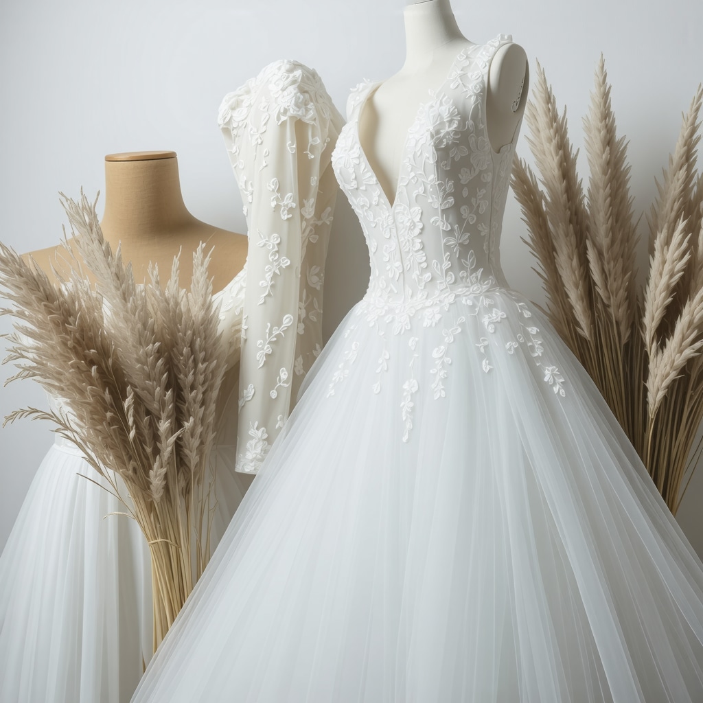 Natural fiber wedding gown preservation materials and eco-friendly storage solutions used in Tampa