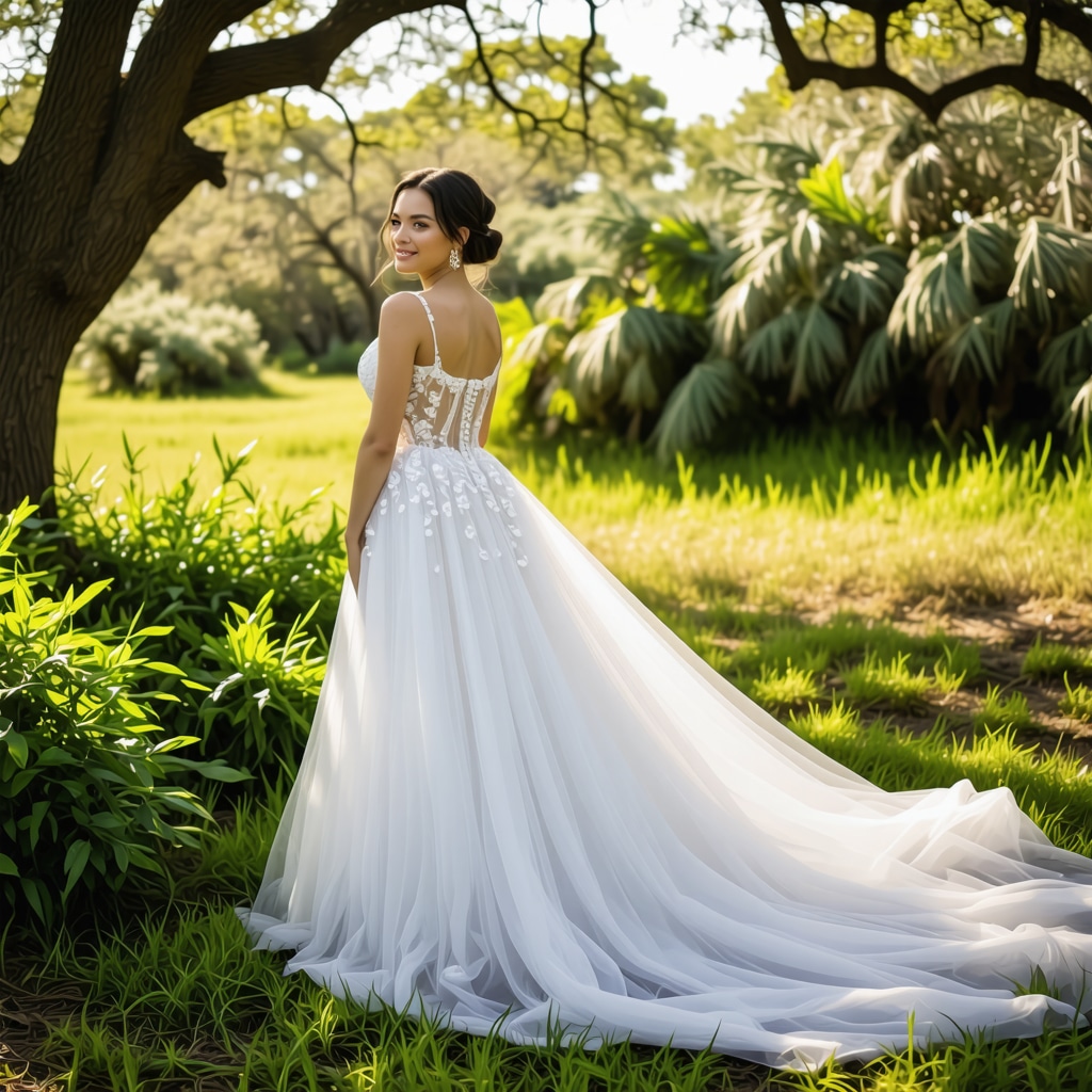 Wedding gown with natural preservation materials in Tampa