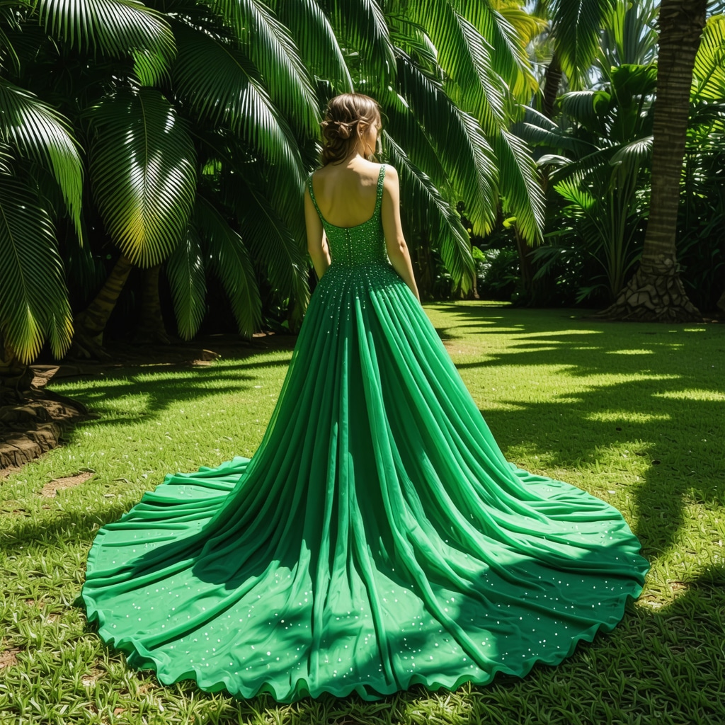 Green Wedding Dress Care Tips for Tampa Brides in 2024
