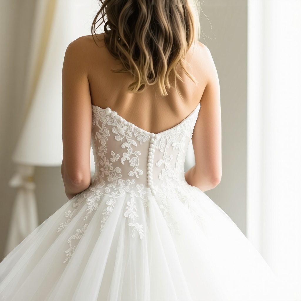 A professional preserving a vintage wedding dress with ultrasonic cleaning and digital documentation in Tampa