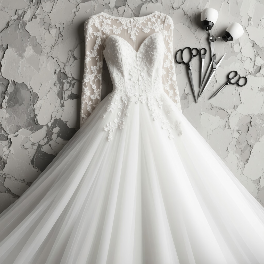 Vintage wedding gown preserved with eco-friendly methods and modern conservation tools