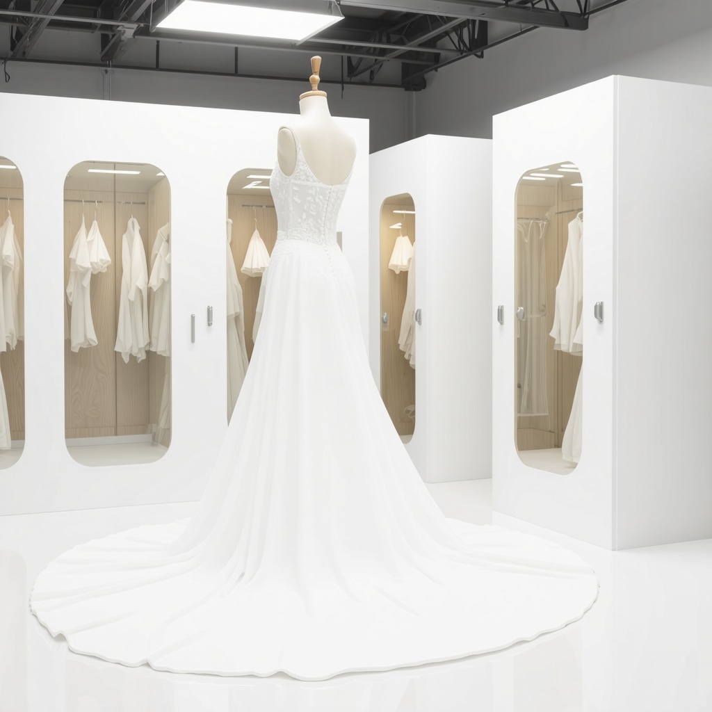 Smart sensors monitoring eco-friendly bridal gown storage conditions in Tampa