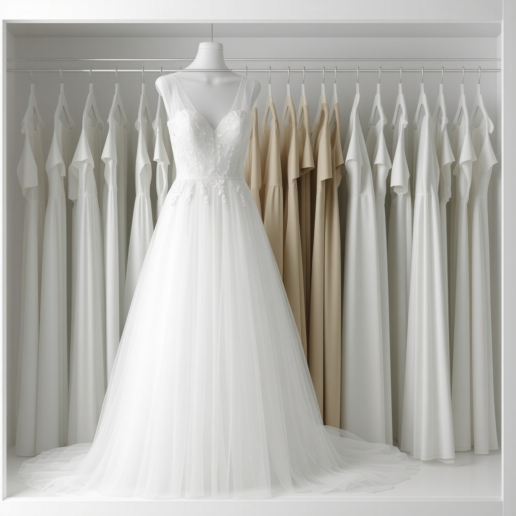 Eco-conscious wedding gown preservation system with biodegradable storage bags