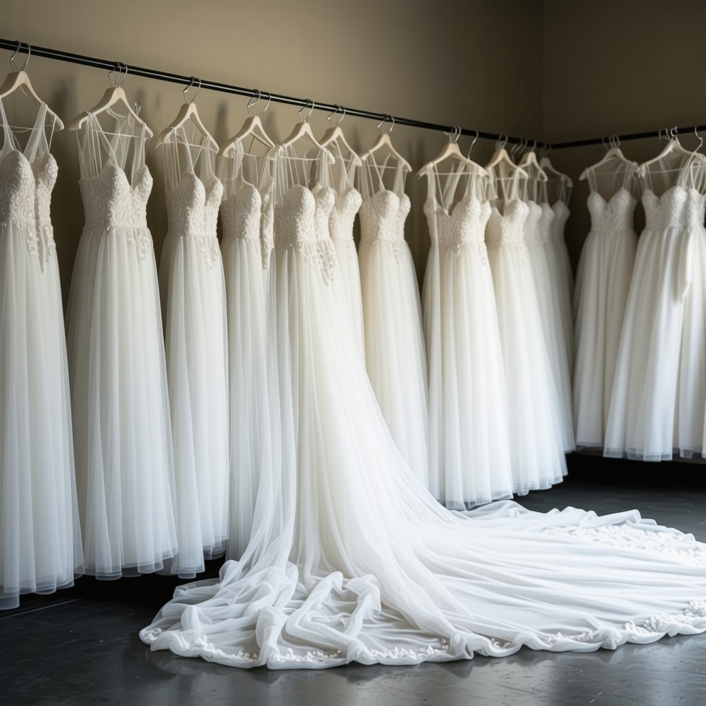 Tampa wedding dress preservation experts handling vintage gown with climate control and eco-friendly materials.