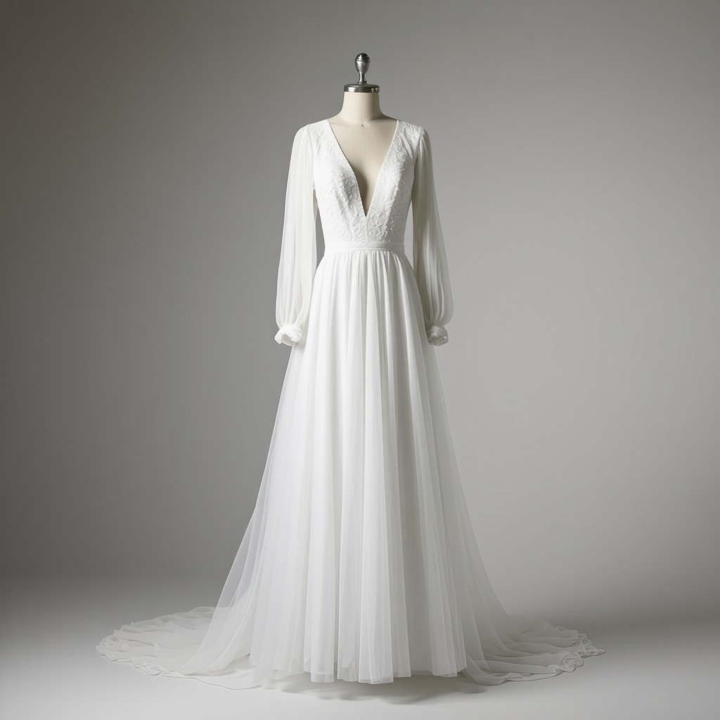 Vintage wedding gown stored in climate-controlled environment in Tampa