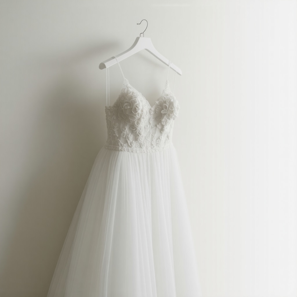 Vintage wedding dress stored in eco-friendly Tampa preservation environment