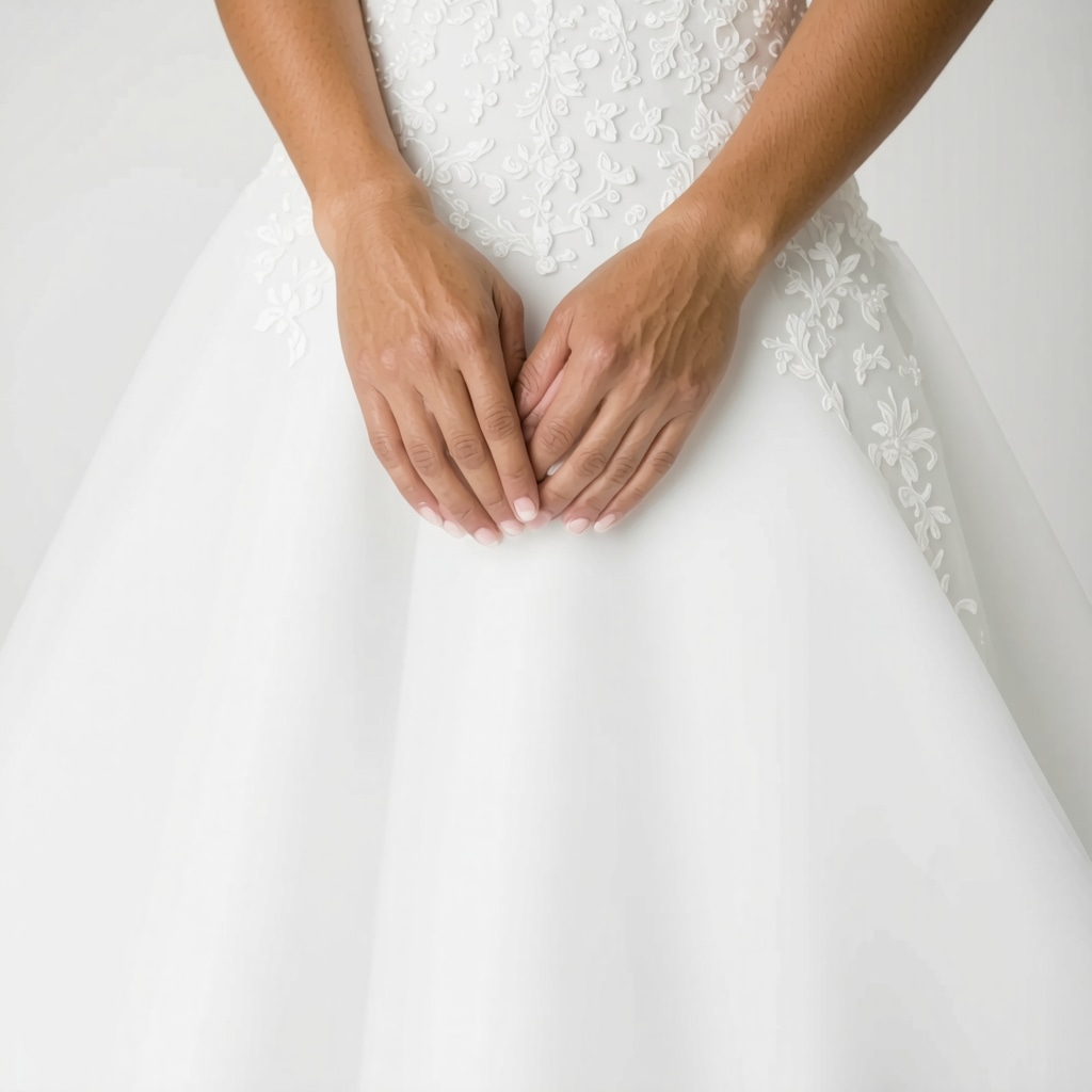 Gentle handling of wedding dress fabrics with natural cleaning agents in Tampa