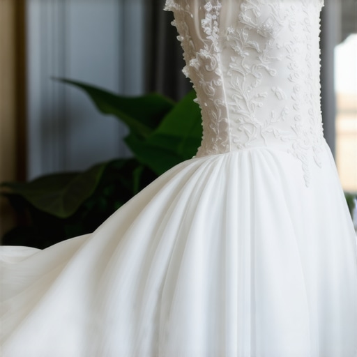 Vintage wedding dress being professionally preserved with eco-friendly techniques in Tampa
