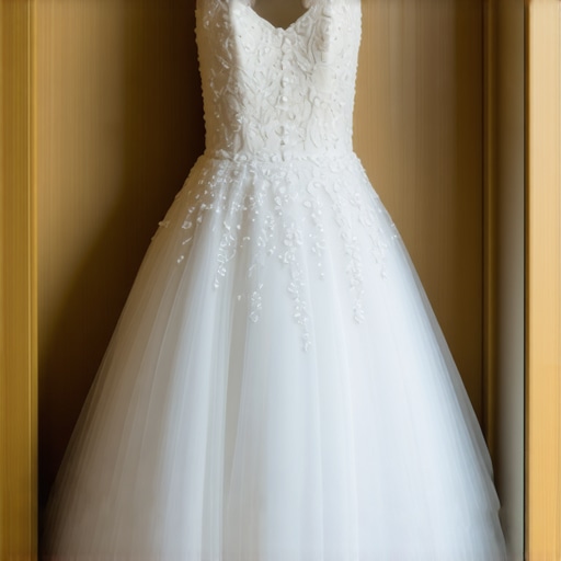 Wedding gown stored in a preservation box by a Tampa expert