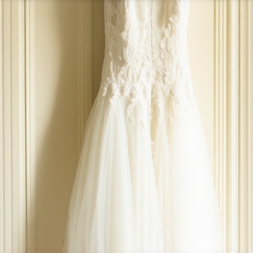 Vintage wedding dress stored in preservation box in Tampa