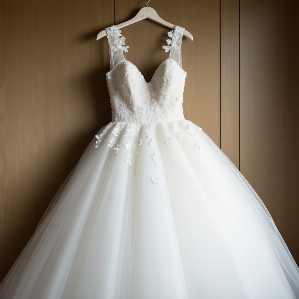 Vintage wedding gown stored properly in Tampa