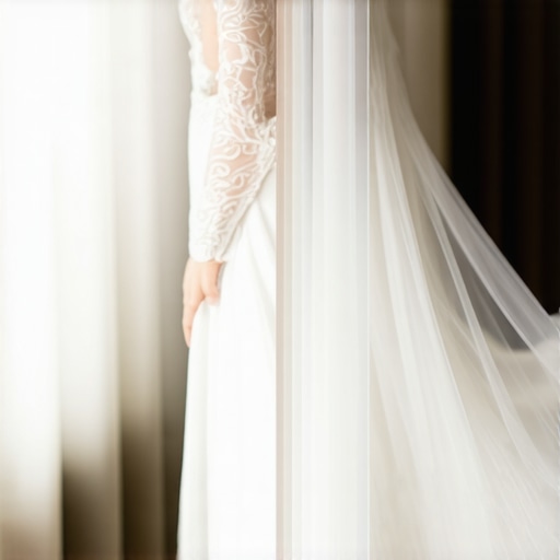 Preserved vintage wedding gown with archival materials in Tampa