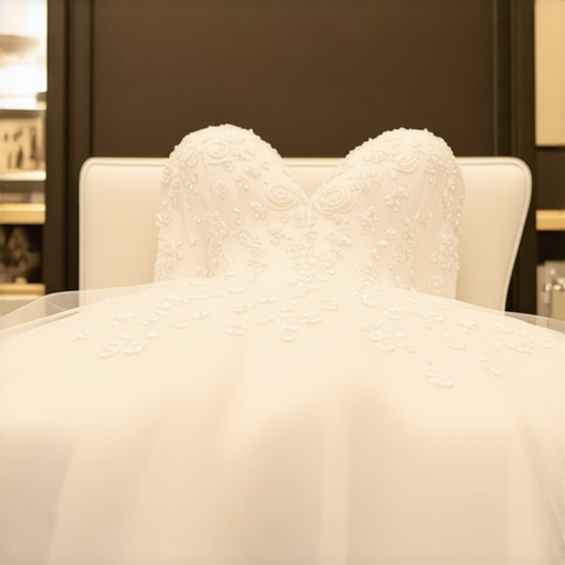 Wedding gown stored in museum-quality preservation box in Tampa