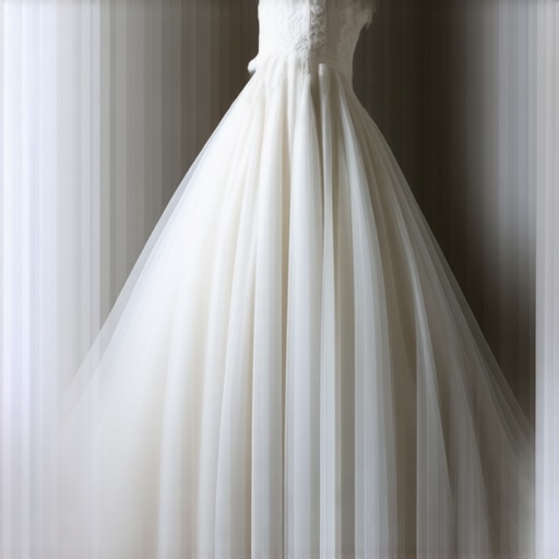 Vintage wedding dress stored in climate-controlled cabinet with UV filters for optimal preservation