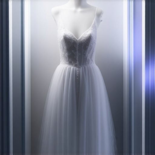 Wedding gown stored in climate-controlled, acid-free storage box for long-term preservation