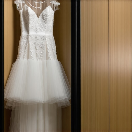 Bride's wedding gown stored carefully in a preservation box with climate control in Tampa