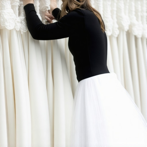 Expert Wedding Gown Preservation in Tampa Conservator handling vintage wedding gown with care in Tampa's climate-controlled storage