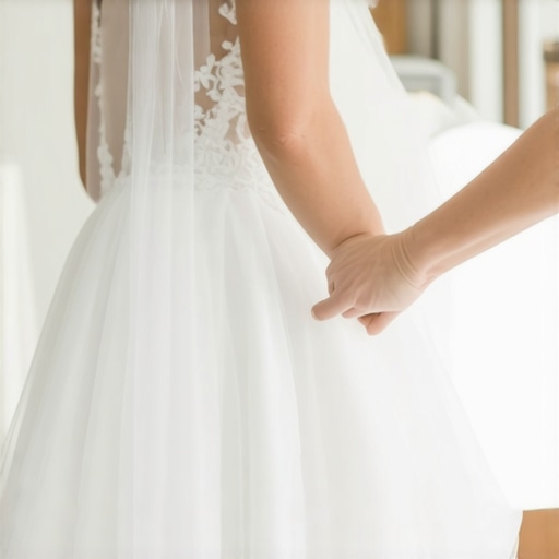 Professional Wedding Gown Cleaning in Tampa Expert cleaning of a delicate wedding gown by a professional in Tampa