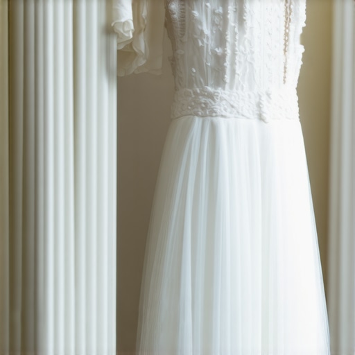 A wedding gown being carefully cleaned with eco-friendly techniques in Tampa