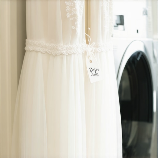 Why Your Wedding Dress 'Dry Clean Only' Tag Might Be Lying to You